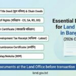 জমি ক্রয় করতে কি কি কাগজ লাগে