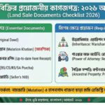 জমি বিক্রি করতে কি কি কাগজ লাগে