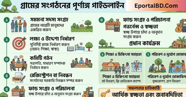 কীভাবে একটি আদর্শ গ্রামের সামাজিক সংগঠন তৈরি ও পরিচালনা করবেন