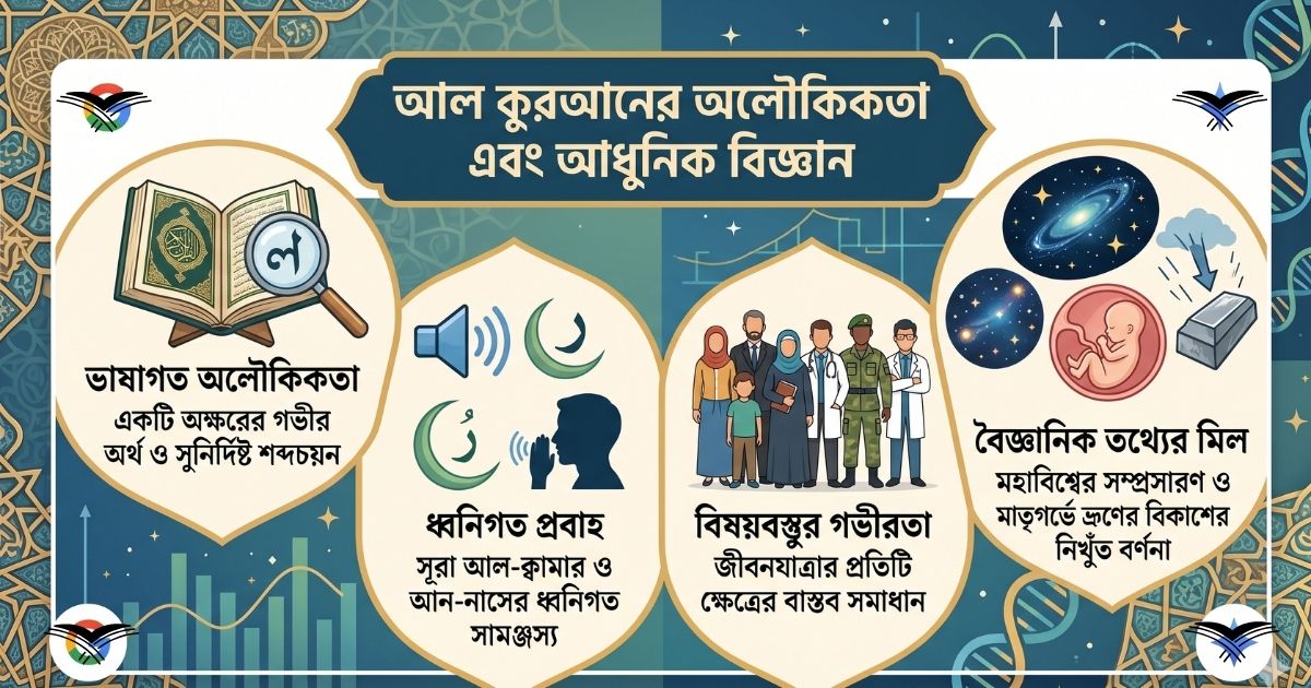 আল কুরআনের অলৌকিকতা ১৪০০ বছর আগের মহাগ্রন্থ কীভাবে আধুনিক বিজ্ঞানকে চ্যালেঞ্জ করছে