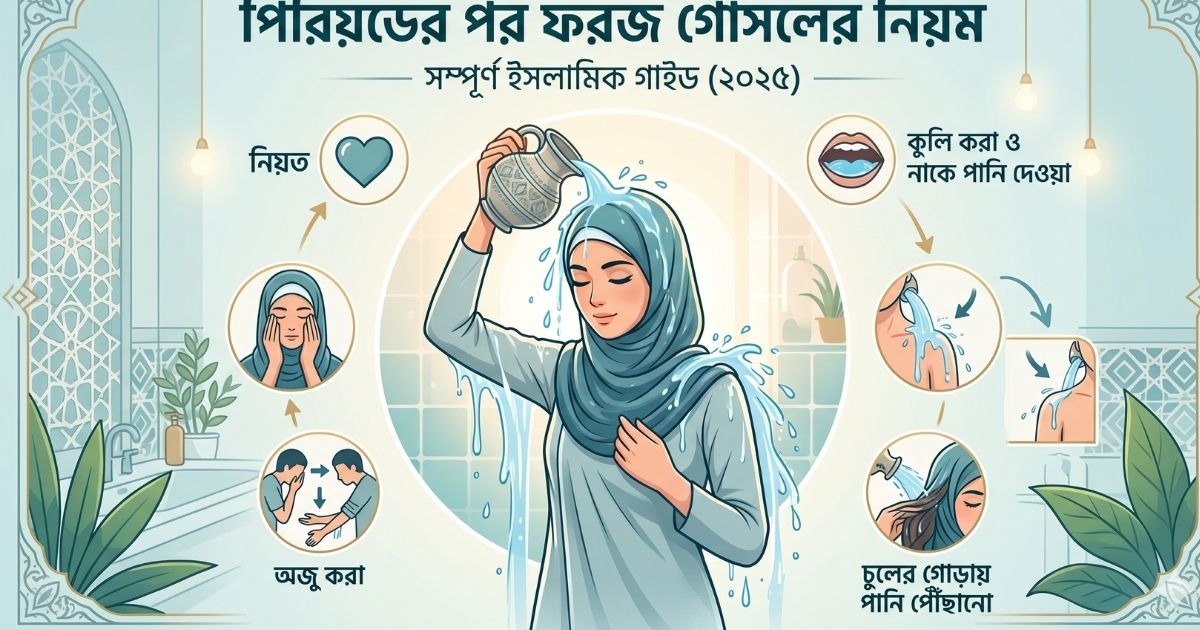 পিরিয়ডের পর ফরজ গোসলের নিয়ম