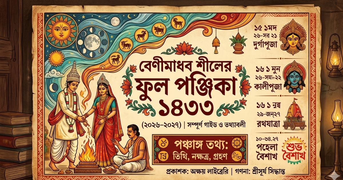 বেণীমাধব শীলের ফুল পঞ্জিকা ১৪৩৩