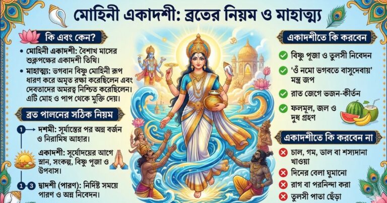 মোহিনী একাদশী ব্রতের নিয়ম, মাহাত্ম্য ও আধ্যাত্মিক মুক্তি