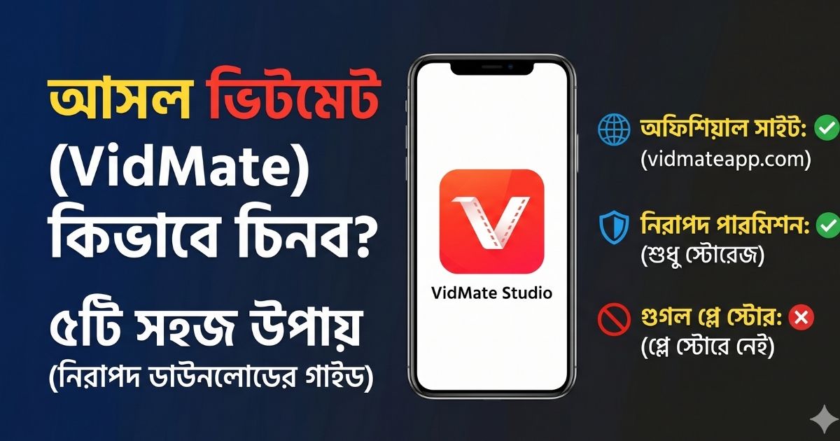 আসল ভিটমেট কীভাবে চিনব
