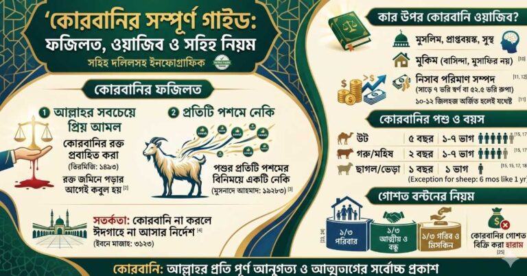 কোরবানির ফজিলত সম্পর্কে হাদিস